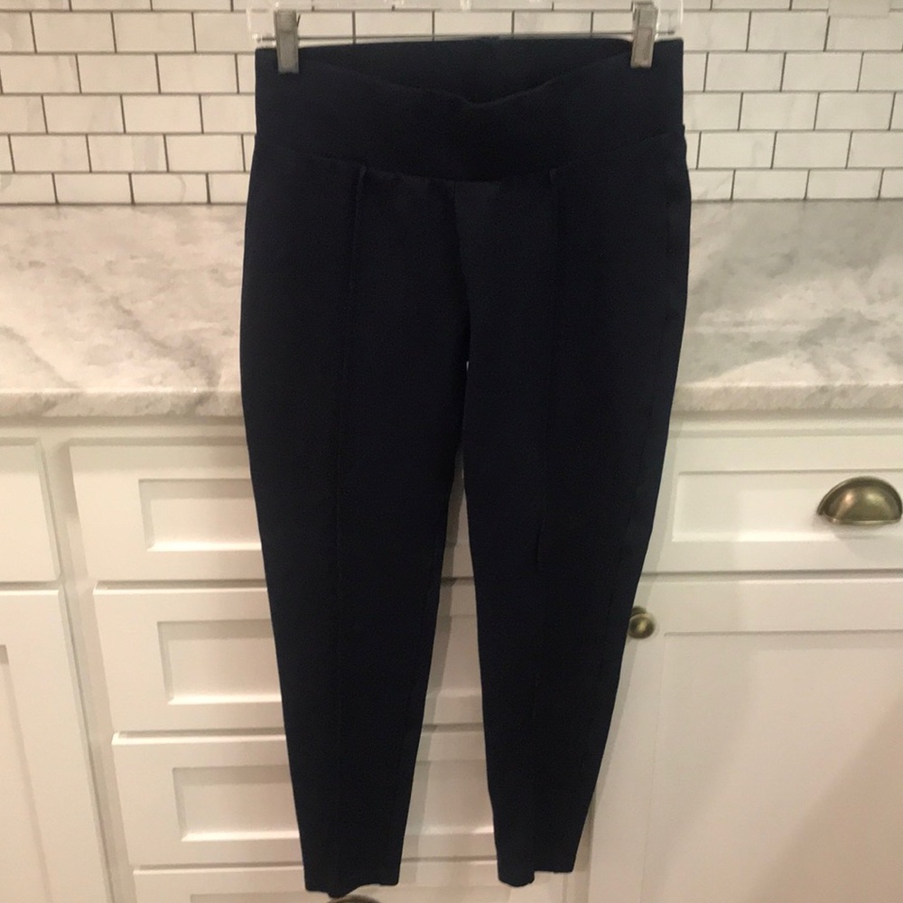 Seven 7 Pants Leggings Womens Small Navy Blue Stretch Ankle Pointe